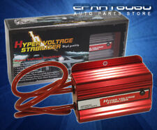 Universal Jdm Red Aluminum Hyper Voltage Electric Car Battery Stabilizer Ecu