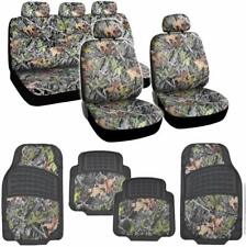 Forest Camouflage Seat Covers- Car Truck Steering Cover Hd Floor Mats 13 Pc Set