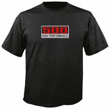 500 High Performance Black T Shirt Engine Crate Motor Emblem V8 Big Block Rod