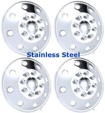 16 Ford Transit 250 Van Polished Stainless Steel Wheel Rim Cover Hubcaps Set 