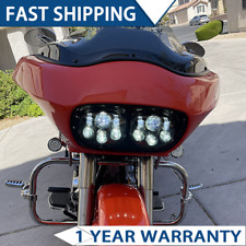 Led Projector Headlight With Fit For Motorcycle Harley Road Glide 1998-2013