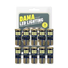 194 T10 Dama Eco Led Bulbs 6000k White 27smd For License Plate Interior Dome 10x