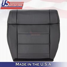 2008 To 2012 Fits Jeep Wrangler Driver Bottom Leather Seat Cover Black