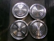 Set Of 4 1960 Cadillac Hubcaps Wheel Covers 15 Factory Set C3
