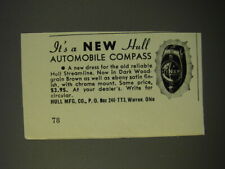 1947 Hull Automobile Compass Advertisement