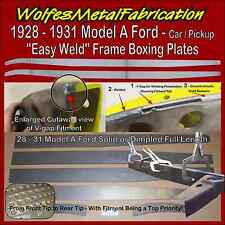 Model A Ford Frame 18 Easy Weld Boxing Plates 28-31