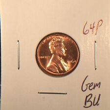 1964 P Lincoln Memorial Cent Gem Bu
