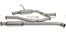 Blox Catback Exhaust System Fully Polished Fits 03 Honda Civic Si Ep3