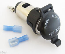 Dc 12v 120w Car Cigarette Lighter Female Power Outlet Socket Replacement