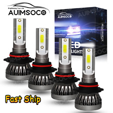For Gmc Yukon Xl 1500 2500 2000-2006 4pc 6000k Led Headlight Bulbs High Low Beam