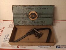 Hastings 1025 Vintage Engine Piston Ring Groove Cleaner Land Cutter Tool In Box