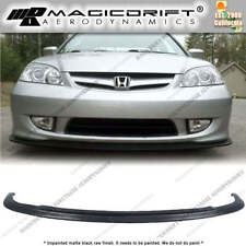 For 04-05 Honda Civic A-spec Jdm Style Front Bumper Chin Spoiler Lip Urethane Pu