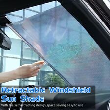 Front Car Retractable Windshield Sun Shade Visor Window Folding Block Cover Uv