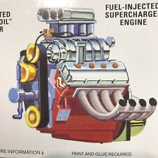 Fob Blown Injected 426 Hemi Drag Race Engine No Headers Amt 125 Lbr Model Parts