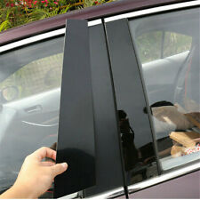For Honda Odyssey 2005-2010 Black Door Window Panel Pillar Post Trim Cover Abs