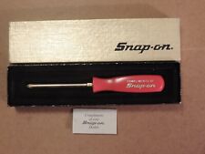 Compliments Of Snap-on Gold Plated Phillips Screwdriver Red Handle