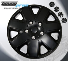 Wheel Rims Skin Cover 15 Inch Matte Black Hubcap -style 026 15 Inches Qty 4pcs-