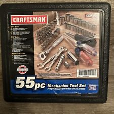 Craftsman Usa 33455 14 - 38 Drive Saemetric 55-pc. Socket Set In Case