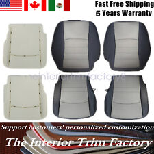 For Dodge Ram 2009-2012 Driver Passenger Side Seat Cover Foam Cushion Gray