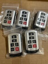 2011-2020 Toyota Sienna 6 Button Smart Key. Lot Of 5 E-toy-6b1