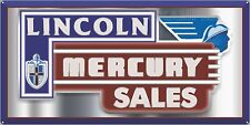 Lincoln Mercury Sales Authorized Dealer Old Sign Remake Aluminum Size Options