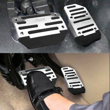 Silver Non-slip Automatic Gas Brake Foot Pedal Pad Cover Car Accessories Parts