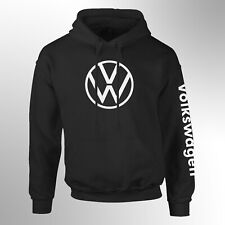 Volkswagen Racing Outfit Van Life Graphic Print Custom Logo Black Hoodie