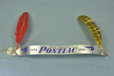 Nos 1926-1951 Pontiac 25th Anniversary Feather Headband Head Band 1951 Giveaway