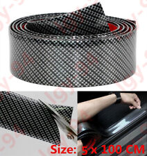 Carbon Fiber Graphic Anti-tread Protection Rubber Bar For Automobile 1m5cm