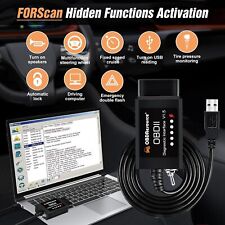 Forscan Elm327 V1.5 Obd2 Scanner Pic25k80 Hidden Programming Modified For Ford