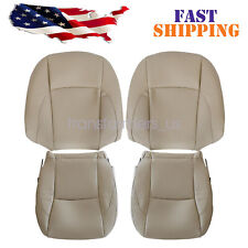 Fits 2007-2012 Lexus Es350 Driver Passenger Perforated Leather Seat Cover Tan