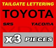 Toyota Truck Tailgate Logos Decal 89-99 Sr5 Tacoma Pickup