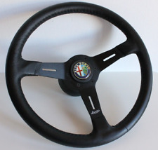 Steering Wheel Fits For Alfa Romeo Leather Classic Oem Luisi New Spider 90-94