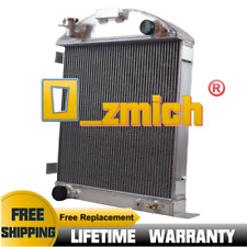 3 Row Aluminum Radiator For 1928 1929 Ford Model A Ford Chevy Gm V8 Engine