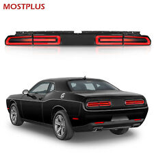 Pair Smoked Led Tail Lights For 2008-2014 Dodge Challenger W Dynamic Turn Light
