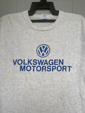 Vintage Volkswagen Motorsport Men White T Shirt Racing Cars