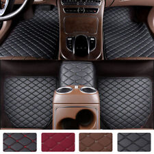 Universal Car Floor Mats Leather Frontrear Non-slip Carpets For Most 5-seat Car