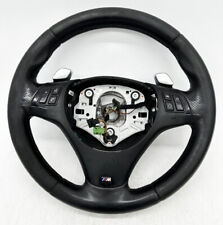  08-13 Oem Bmw M3 E90 E92 E93 Sport Steering Wheel Leather W Shifter Paddles
