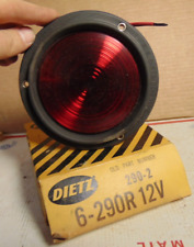 1960s 1970s Vintage Dietz Red Stop Tail Light Marker 6-29 Truck Trailer