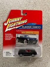 Johnny Lightning Classic Chevy 1954 Corvette Black Diecast New