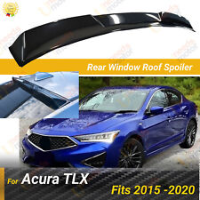 For Acura Ilx 2013-2022 V Style Gloss Black Rear Roof Window Visor Spoiler
