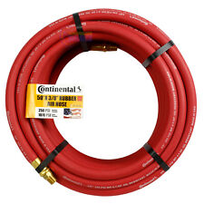 Continental Compressor Air Hose 50ft X 38in 250 Psi Oil-resistant Rubber Red