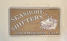 Vintage Car Plaque Seashore Shifters Islamorada Fl