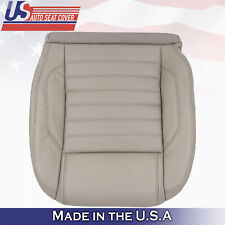 2010 To 2014 Fits Ford Mustang Gt Driver Bottom Perf Leather Cover Lt Stone