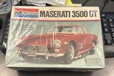 Maserati 3500 Gt Monogram 125 Model Kit 2245 Sealed Parts Bag Box Small Wear