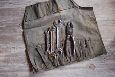 Vintage Mercedes Benz Olive Cloth Tool Bag W121 190sl Ponton With Later Tools