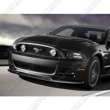 For 2013-2014 Ford Mustang Gt-style Painted Black Front Bumper Body Spoiler Lip