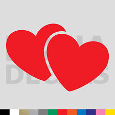 Hearts Vinyl Die Cut Decal Sticker - Love