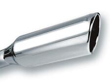 Borla Exhaust Tip - Universal Fits 3 Inlet - 4 Single Round Rolled-edge Angl