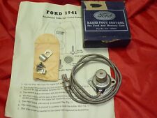 Nos 1941 Ford Accessory Radio Floor Control Foot Switch Original Box 1940 1939 